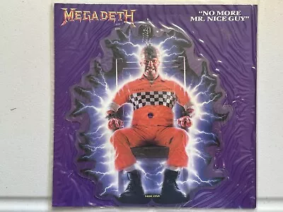 Megadeth No More Mr Nice Guy/different Breed Shocker 12  Picture Disk 1989 Rare • $99.99