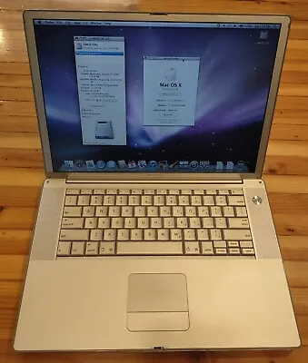 Apple Mac 15.2  1 GHz PowerBook G4 A1046 1.5 GB RAM  (Works - SEE Description) • $229.99