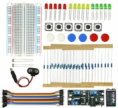£3.25 • Buy Starter Kit UNO R3 Mini Breadboard LED Jumper Wire Button For Arduino- UK Seller