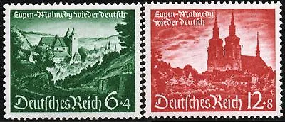 THIRD REICH 1940 Mint Eupen Malmedy Annexation Stamp Set! • $2.99