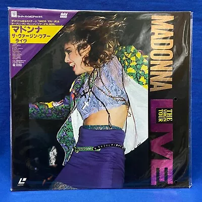 SEALED Madonna The Virgin Tour Live Japan LD Laserdisc 35P6-9016 • $103.99