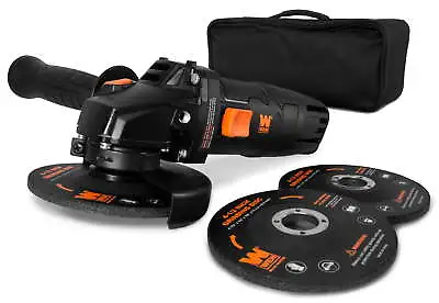 WEN 7.5Amp 4-1/2In Corded Angle Grinder W/ 3 Discs And Case 94475 Angle Grinders • $32.68