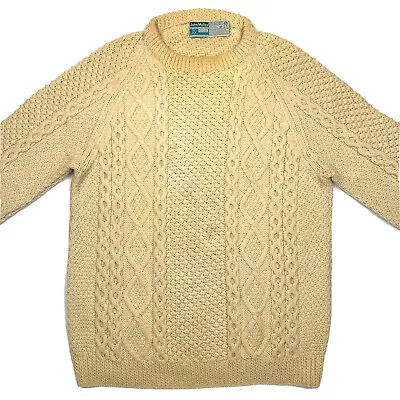 Vintage John Molloy Sweater Mens L/XL Virgin Pure Wool Ireland Handmade • $29