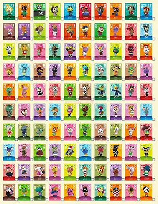 AU Animal Crossing Amiibo Cards ~ Series 1 ~ #001 - 100 ~ New Horizons ~ NEW • $14.14