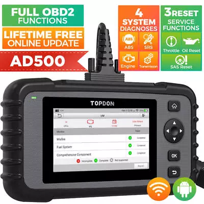 Check Engine OBD2 Scanner Transmission ABS SRS Code Reader Diagnostic Scan Tool • $104.19