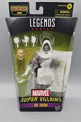 Dr. Doom White Marvel Legends 6  Super Villains Action Figure (Xemnu BAF) • $22.99