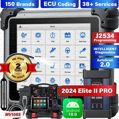 Autel MaxiSys Elite II PRO ULTRA Auto Diagnostic Scanner Programming Key Coding • $2150