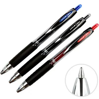 Uni-Ball UMN-207 Signo 207 Retractable Gel Ink Rollerball Pen Black/Blue/Red  • £4.99