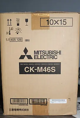 Mitsubishi CK-M46S 4 X 6  Media Pack For CP-M1A Dye Sub Photo Printer  *desc* • $73