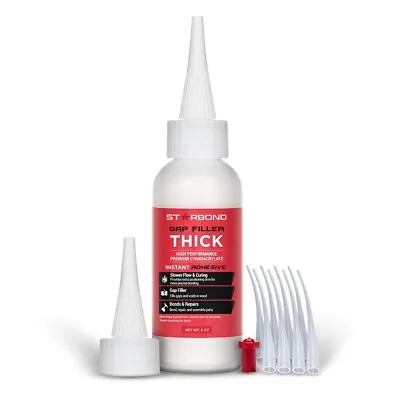 Starbond 2 Oz. Thick Super Glue (Premium Cyanoacrylate CA Glue) • $11.49