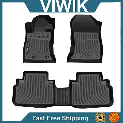 Car Front & Rear Floor Mats For 2019-2022 Subaru Forester TPE Liners All Weather • $65.99