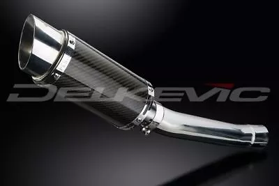 Delkevic 8  Carbon Round Slip On Muffler - Yamaha YZF-R6/S 2006-2009 Exhaust • $309.99