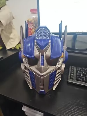 Transformer Optimus Prime Talking Voice Changing Mask Helmet Hasbro 2 Of 3 Work • $12.37