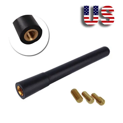 4  Inches Universal Truck Antenna Aerial Black Radio Bullet Antena Replacement • $6.99