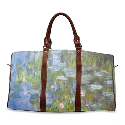 Monet Waterlilies Art Travel Bag Overnight Carryon Soft Sided • $73.99