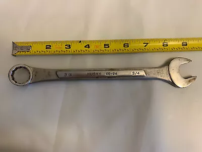 Vintage HUSKY 3/4  Combination Wrench CC-24 Made In The USA • $4.76