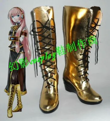 Vocaloid Megurine Luka Cosplay Shoes Boots :o • $22.83