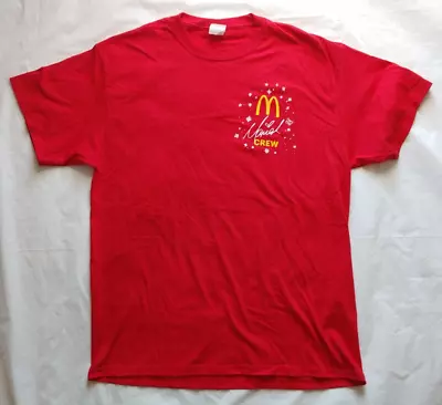 Mariah Carey McDonald's Holiday Crew T-Shirt - Size Large / L - FREE SHIPPING!!! • $14.95