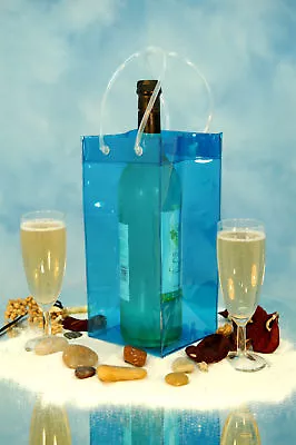 Ice Bag Wine Cooler Champagne Bucket Party Wine Bag BLU • £2.99