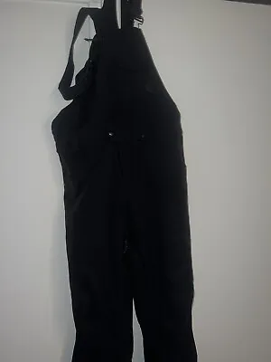 Volcom Swift Bib Overall Shell Snowboard Pants Women's Large Black New • $70.48