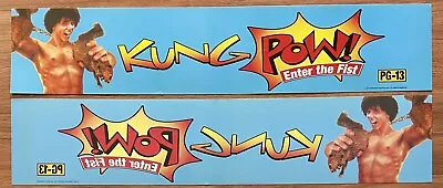 📽 Kung Pow! Enter The Fist - Double-Sided - Movie Theater Mylar / Poster 5x25 • $12.99