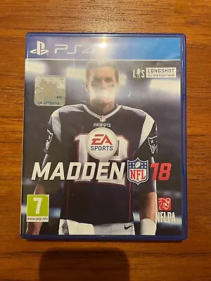 Madden NFL 18 (Sony PlayStation 4 2017) • £3.49