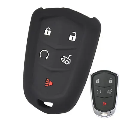 XUKEY® Silicone Remote Key Case For Cadillac CT6 ATS CTS XTS SRX XT5 Fob Cover • $7.33