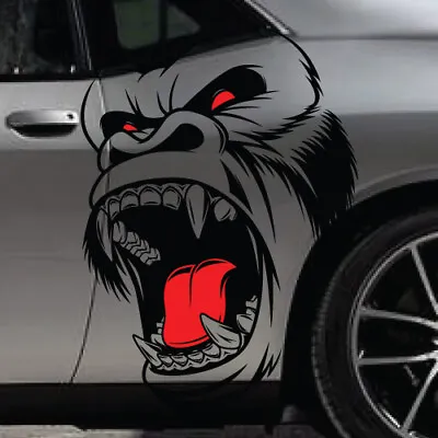 Gorilla King Kong Side Hood Decal Car Truck Vehicle Graphic Boat Tailgate Pickup • $481.50