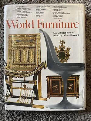 1965 WORLD FURNITURE By Helena Hayward  Huge Illustrated HC Coffee Table Book • $16