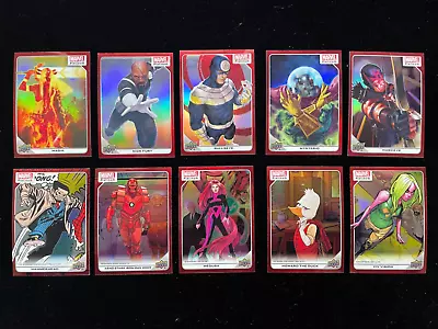 2023 Upper Deck Marvel Platinum Red Rainbow Lot (10) • $14.99