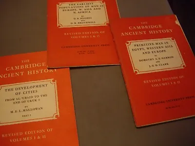 Vintage 3 The Cambridge Ancient History Books 30 - 58 - 50 • £2.75