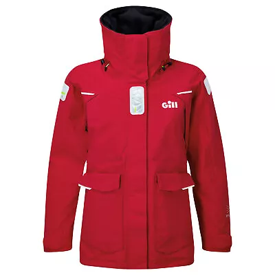 Gill Womens OS2 Offshore / Coastal Sailing Jacket 2023 - Red • £315