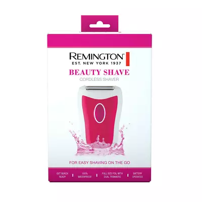 Remington Women Beauty Shave Waterproof Foil Cordless Body/Armpit Hair Shaver • $51.95