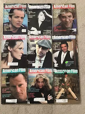 Lot Of 9 Vintage 1984 American Film Magazines Missing September Issue • $18