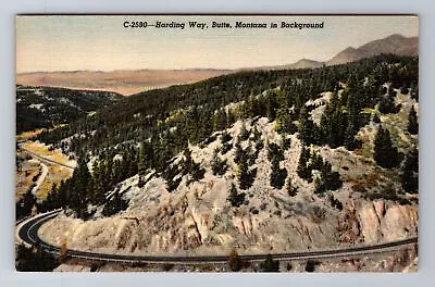 Butte MT-Montana Harding Way Antique Vintage Souvenir Postcard • $7.99