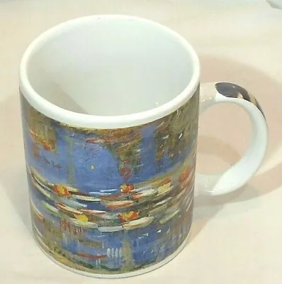 Mother's Day Mug Cup Water Lilly Pads 12 Oz Ceramic Monet Like EUC • $8.09