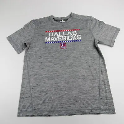 Dallas Mavericks Fanatics Short Sleeve Shirt Men's Gray/Heather Used • $23.79