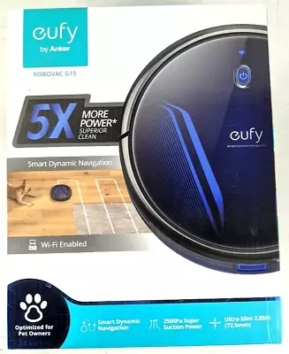 Eufy RoboVac G15 Robot Vacuum Cleaner 2500Pa Smart Dynamic Navigation Sweeper • $99.99