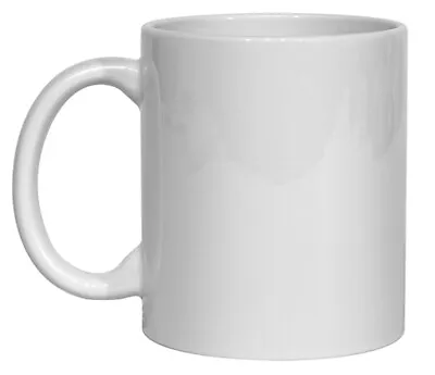 NEW Classic Plain White Mug Blank Minimalist Ceramic Simple Tea Coffee Cup ☕️🤍 • £5.99