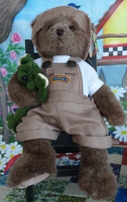 £11.80 • Buy Bearington Collection Jump & Jack Bear Green Frog Camp Patrol #1459 Camping