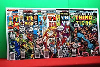 MARVEL TWO-IN-ONE - ( 1980/81 ) #63-66-71-72-73-77 -Nice Books • $9.99