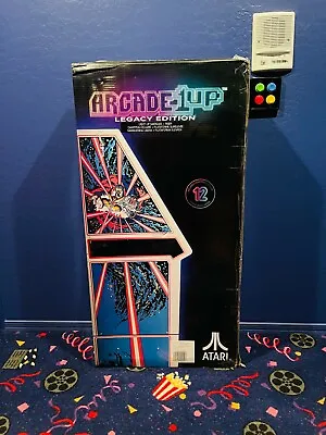 NEW Arcade1Up Atari Legacy Arcade Tempest Cabinet 12 GAMES Lit Marquee Riser • $599.99