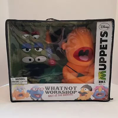 The Muppets Whatnot Workshop Orange Puppet & Accessory FAO Schwarz Disney New • $199.95