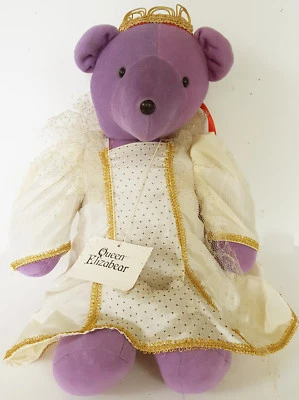 $25 • Buy NORTH AMERICAN Bear Co V.I.B 18” Vintage QUEEN ELIZABEAR Plush 