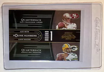 2005 Playoff Contenders Aaron Rodgers Alex Smith Round Numbers Rookie 1233/1500 • $19.98