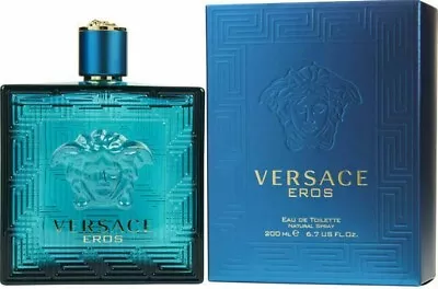 Versace Eros By Gianni Versace 6.7 / 6.8 Oz EDT Cologne For Men New In Box • $69.96