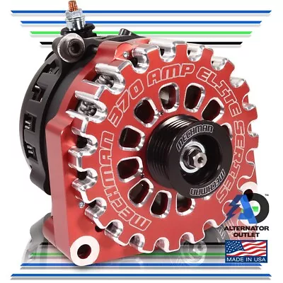 Mechman 370 Amp RVC Bypass High Output Alternator 2014+ Chevrolet GMC Cadillac • $629