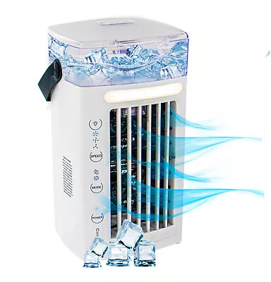 Portable Air Conditioner Personal Space Evaporative Air Cooler Mini AC Dual Fans • $36.95