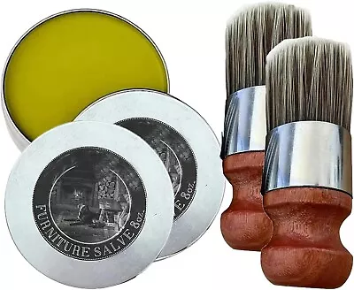 Wise Owl Furniture Salve For Leather Salve/Leather With Boar Bristl Brush Bundle • $13.32