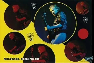 MICHAEL SCHENKER POSTER Live On Stage Collage RARE NEW • $9.98